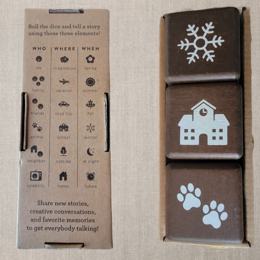 NWOT/ DemdacoTell Me Conversation Dice Set